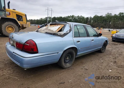 2000 Mercury Grand Marquis Gs from USA, damaged, VIN 2MEFM74W3YX623713